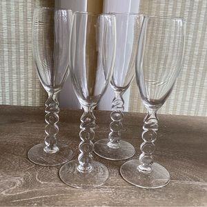 Champagne Flutes- Year “2000”